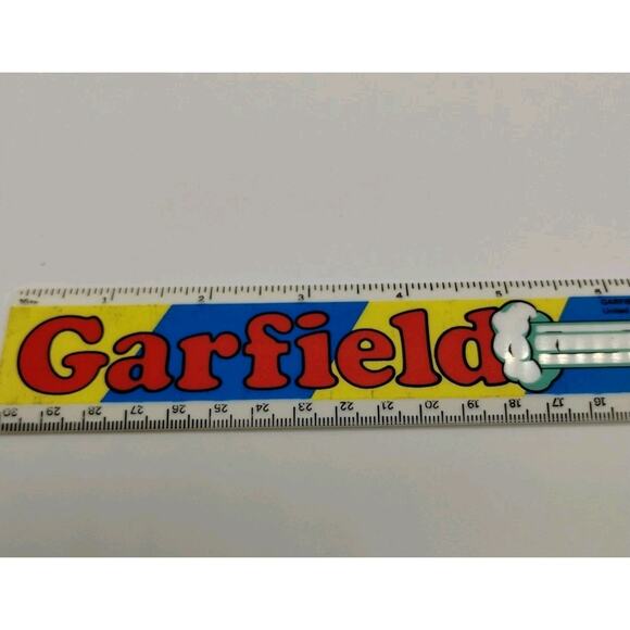 School Ruler Vintage 1978 GARFIELD & ODIE Jim Davis Empire Pencil - Comic Strip - Picture 2 of 6
